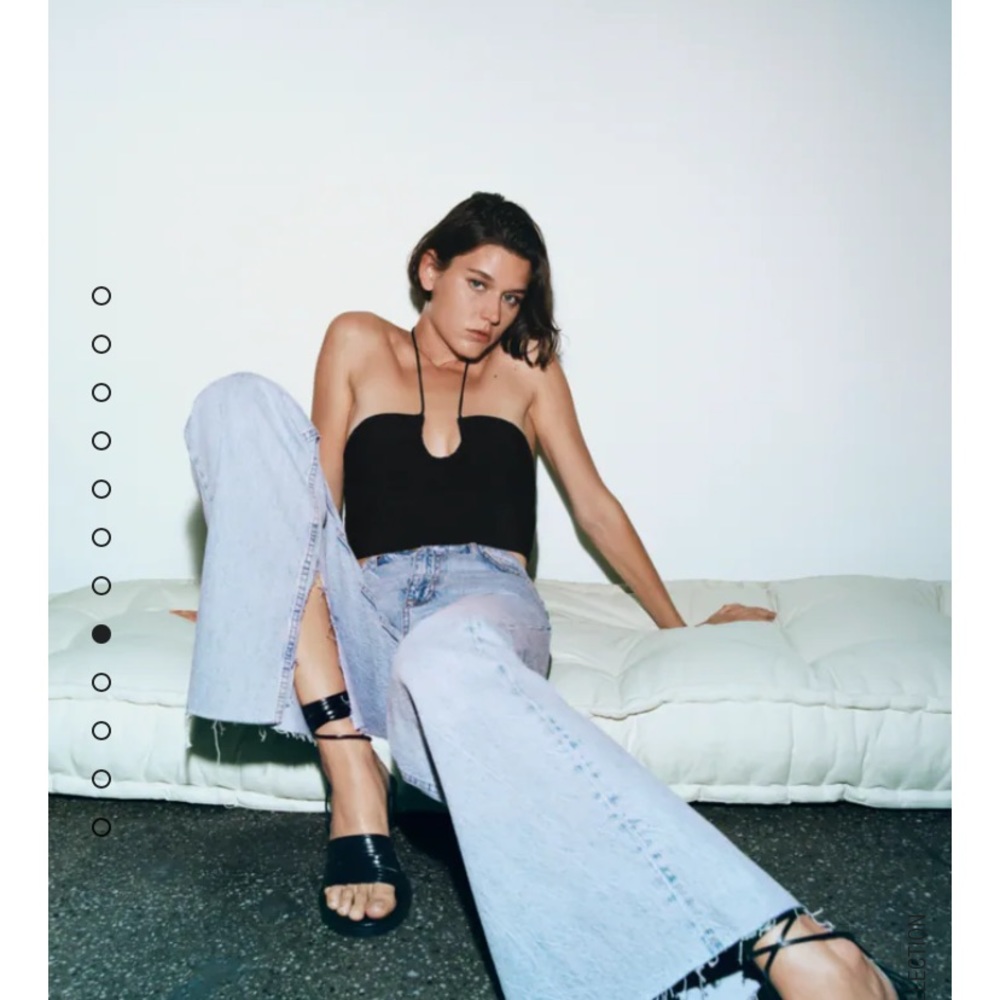 Zara Draped Halter Top